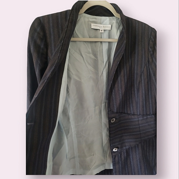 Carolina Herrera Striped Blazer - Picture 4 of 8